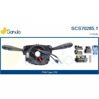 Commutateur de colonne de direction SANDO SCS70285.1