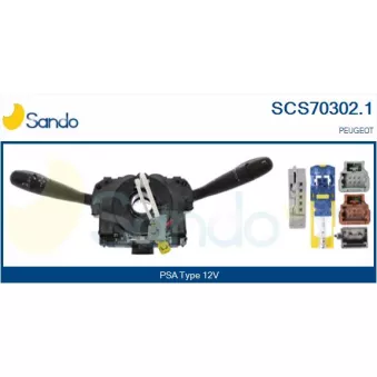 Commutateur de colonne de direction SANDO SCS70302.1