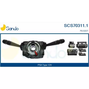 Commutateur de colonne de direction SANDO SCS70311.1