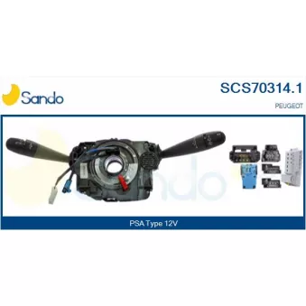 Commutateur de colonne de direction SANDO SCS70314.1