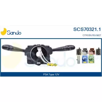Commutateur de colonne de direction SANDO SCS70321.1