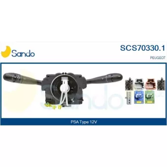 Commutateur de colonne de direction SANDO SCS70330.1