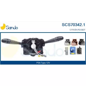 Commutateur de colonne de direction SANDO SCS70342.1