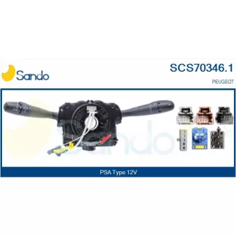 Commutateur de colonne de direction SANDO SCS70346.1