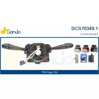 Commutateur de colonne de direction SANDO SCS70349.1