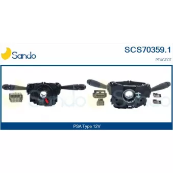Commutateur de colonne de direction SANDO SCS70359.1