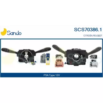Commutateur de colonne de direction SANDO SCS70386.1