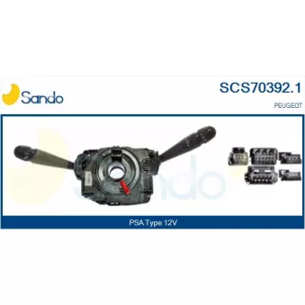 Commutateur de colonne de direction SANDO SCS70392.1