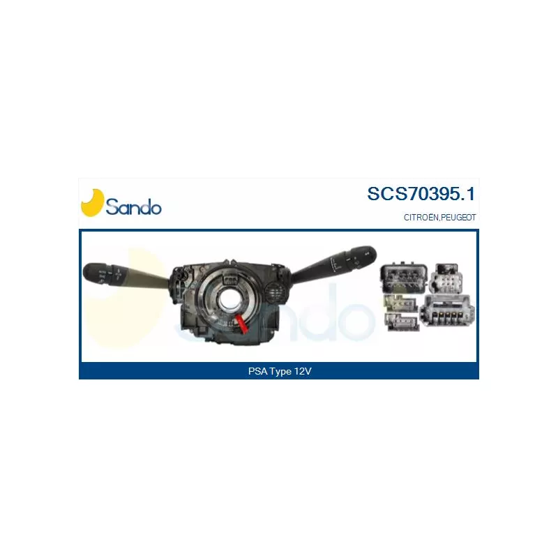 Commutateur de colonne de direction SANDO SCS70395.1