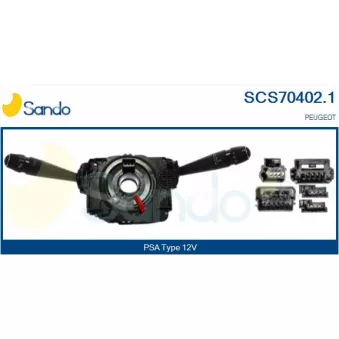 Commutateur de colonne de direction SANDO SCS70402.1