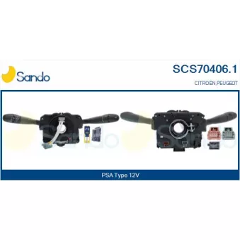 Commutateur de colonne de direction SANDO SCS70406.1