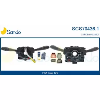 Commutateur de colonne de direction SANDO SCS70436.1