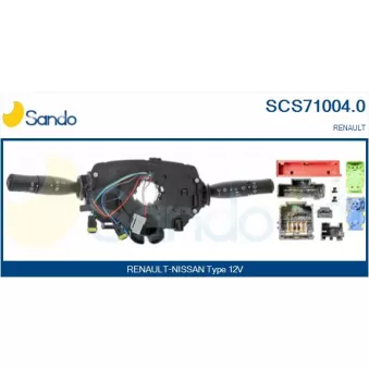 Commutateur de colonne de direction SANDO SCS71004.0