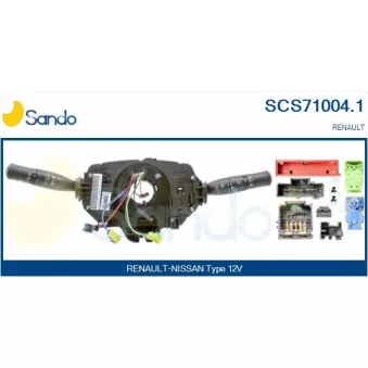 Commutateur de colonne de direction SANDO SCS71004.1