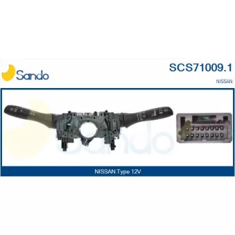 Commutateur de colonne de direction SANDO SCS71009.1