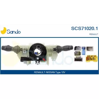 Commutateur de colonne de direction SANDO SCS71020.1