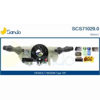 Commutateur de colonne de direction SANDO SCS71029.0