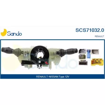 Commutateur de colonne de direction SANDO SCS71032.0