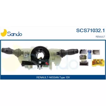 Commutateur de colonne de direction SANDO SCS71032.1