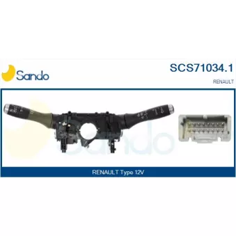 Commutateur de colonne de direction SANDO SCS71034.1