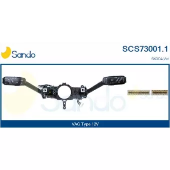 Commutateur de colonne de direction SANDO SCS73001.1