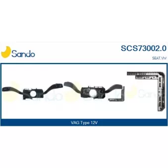 Commutateur de colonne de direction SANDO SCS73002.0