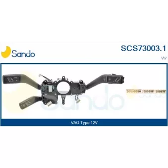 Commutateur de colonne de direction SANDO SCS73003.1