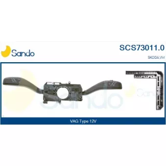 Commutateur de colonne de direction SANDO SCS73011.0