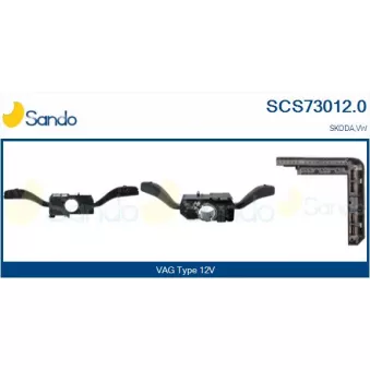 Commutateur de colonne de direction SANDO SCS73012.0