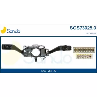 Commutateur de colonne de direction SANDO SCS73025.0