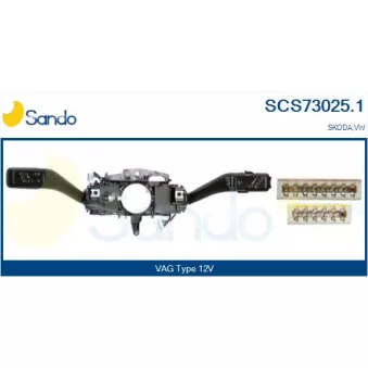 Commutateur de colonne de direction SANDO SCS73025.1