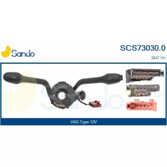Commutateur de colonne de direction SANDO SCS73030.0
