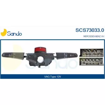 Commutateur de colonne de direction SANDO SCS73033.0