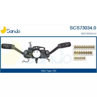 Commutateur de colonne de direction SANDO SCS73034.0