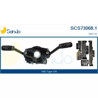 Commutateur de colonne de direction SANDO SCS73068.1