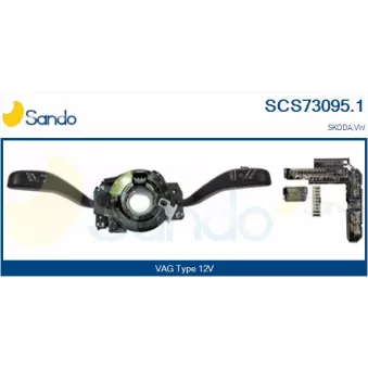 Commutateur de colonne de direction SANDO SCS73095.1