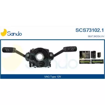 Commutateur de colonne de direction SANDO SCS73102.1