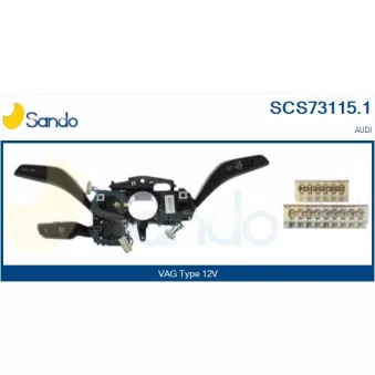 Commutateur de colonne de direction SANDO SCS73115.1