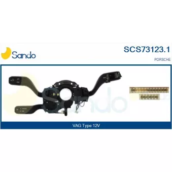 Commutateur de colonne de direction SANDO SCS73123.1