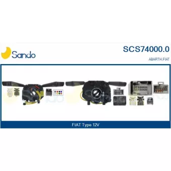 Commutateur de colonne de direction SANDO SCS74000.0