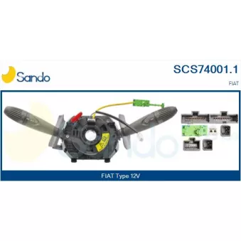 Commutateur de colonne de direction SANDO SCS74001.1