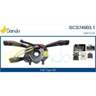 Commutateur de colonne de direction SANDO SCS74003.1