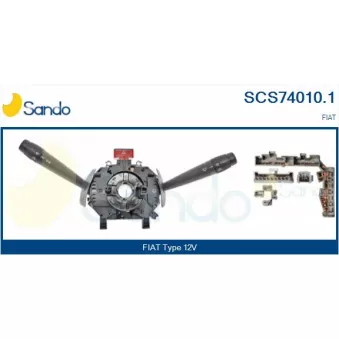 Commutateur de colonne de direction SANDO SCS74010.1