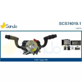 Commutateur de colonne de direction SANDO SCS74019.1