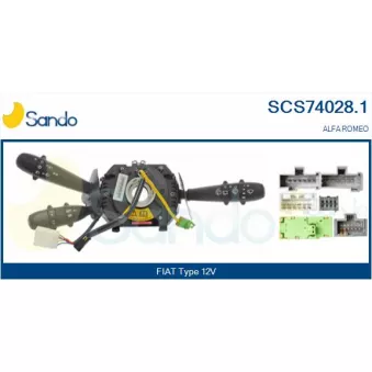 Commutateur de colonne de direction SANDO SCS74028.1