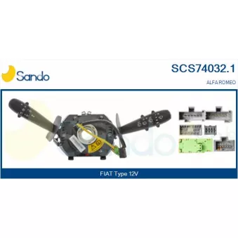 Commutateur de colonne de direction SANDO SCS74032.1