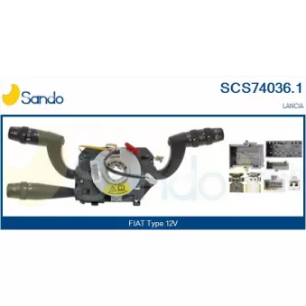 Commutateur de colonne de direction SANDO SCS74036.1