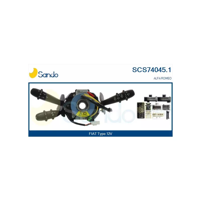 Commutateur de colonne de direction SANDO SCS74045.1