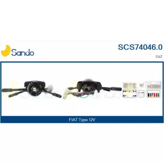 Commutateur de colonne de direction SANDO SCS74046.0