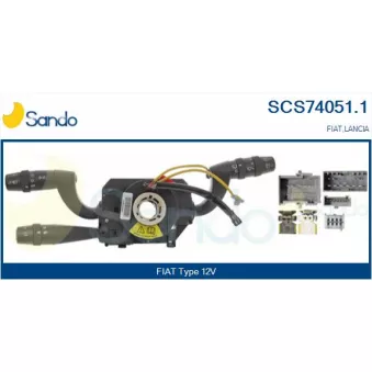Commutateur de colonne de direction SANDO SCS74051.1